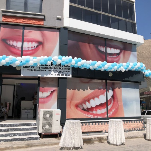 Afyon Ballıpınar Dental Polyclinic – Emirdağ branch exterior view.